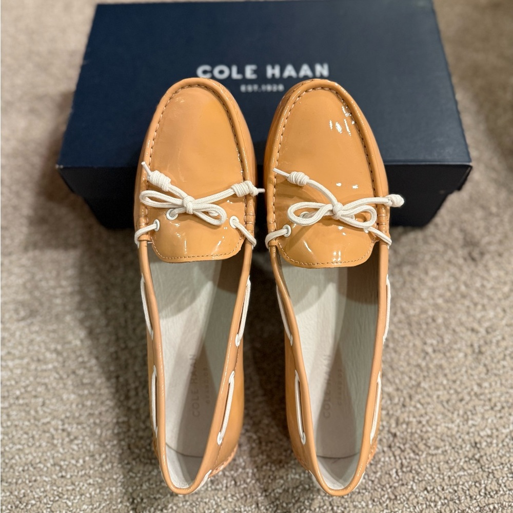 Cole Haan Women’s Loafers with White Accents